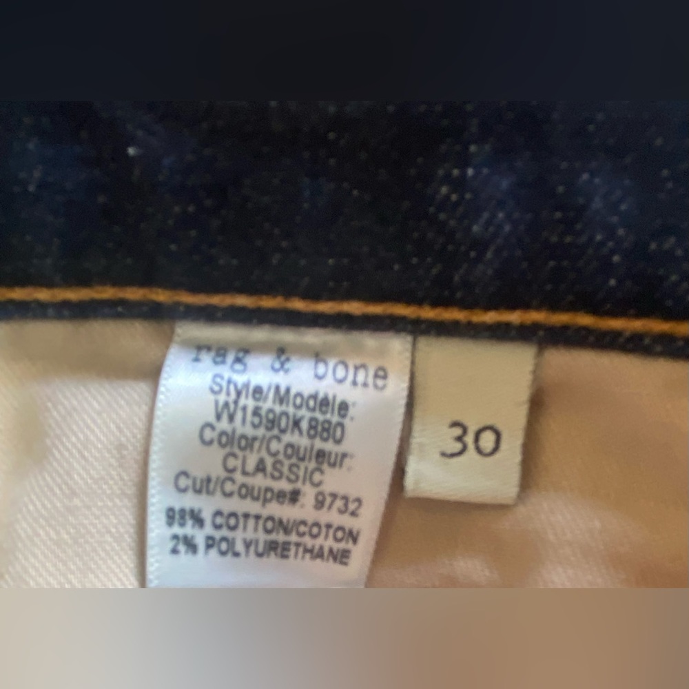 Rag & Bone. The Dre. Size: 30. - image 7